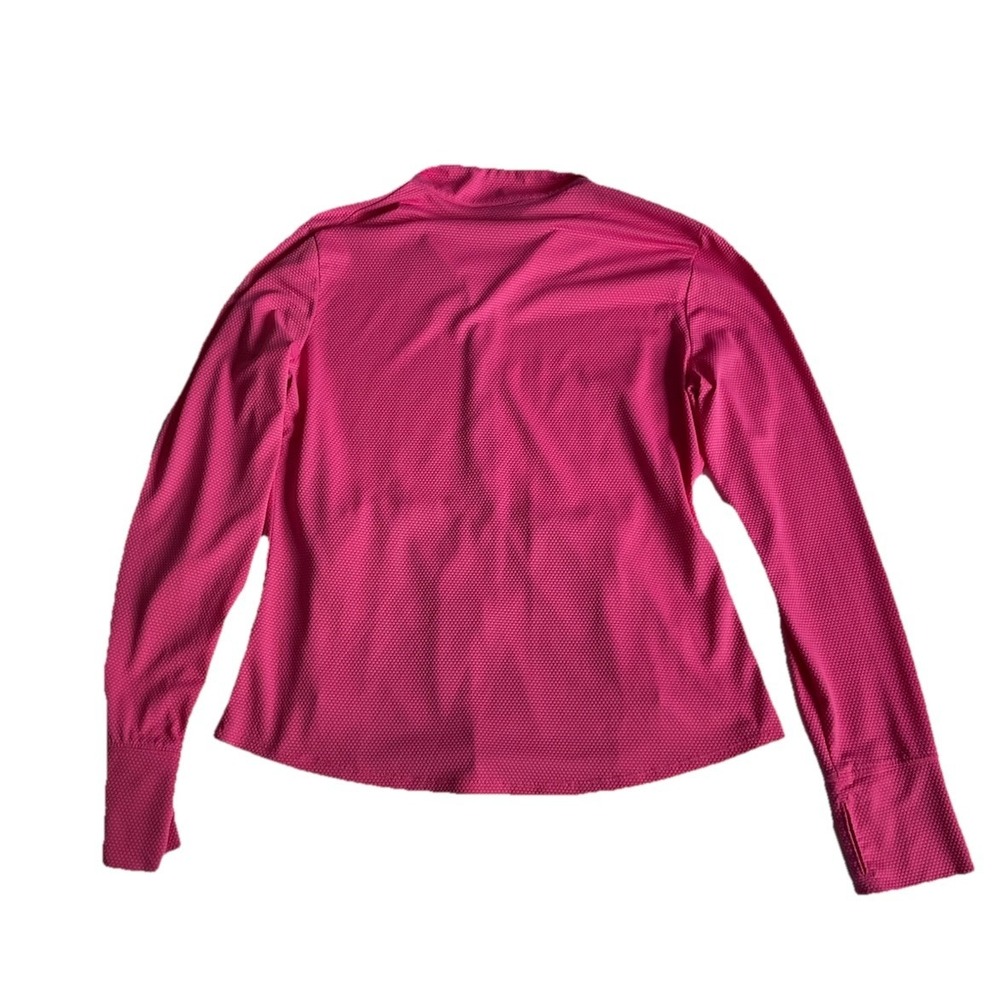 Tommy Bahama Golf Women's Pink Full Zip Athletic Jacket Textured Size Large - Picture 2 of 9